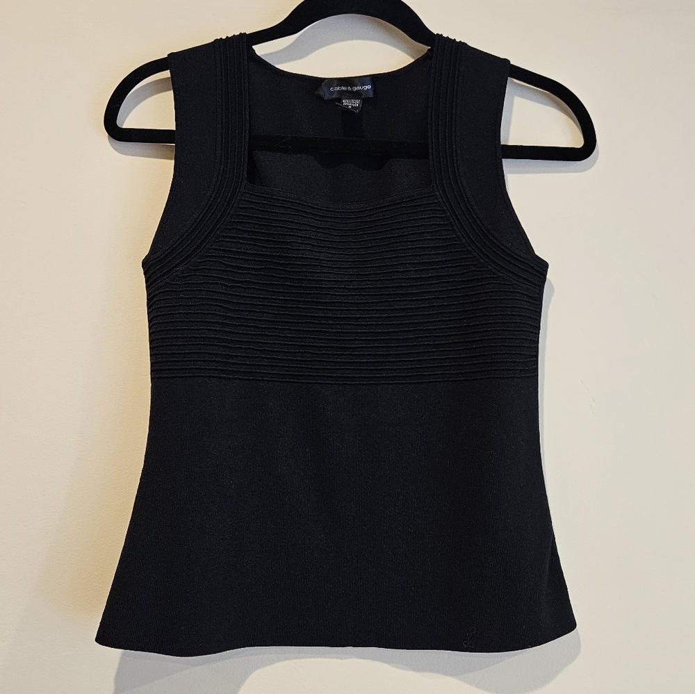 Vintage Cable & Gauge Black Top